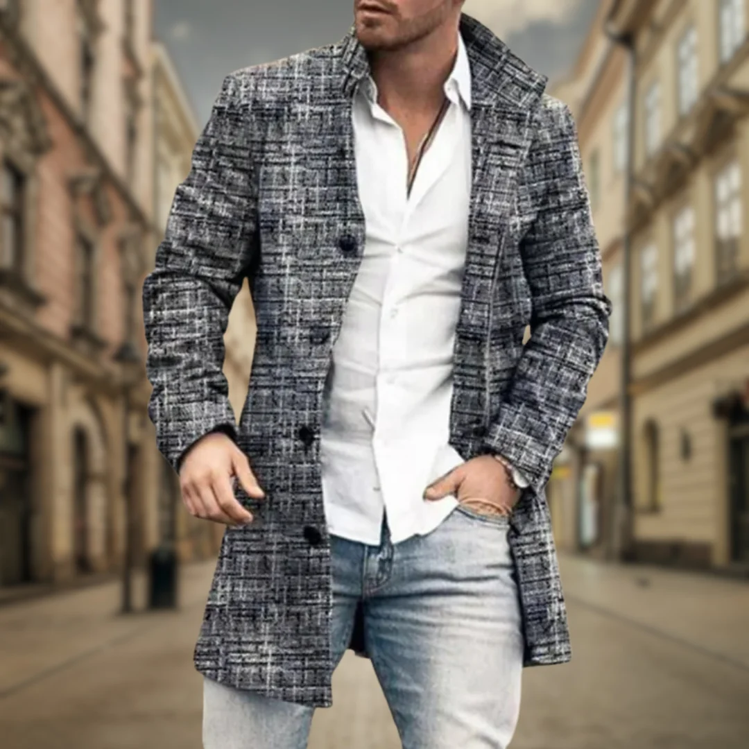 Elegant Coat with Refined Structure