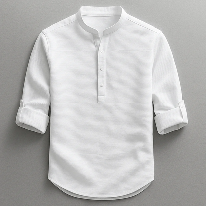 Men's Cotton and Linen Shirt