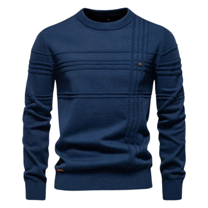 Men's Check Pattern Sweater