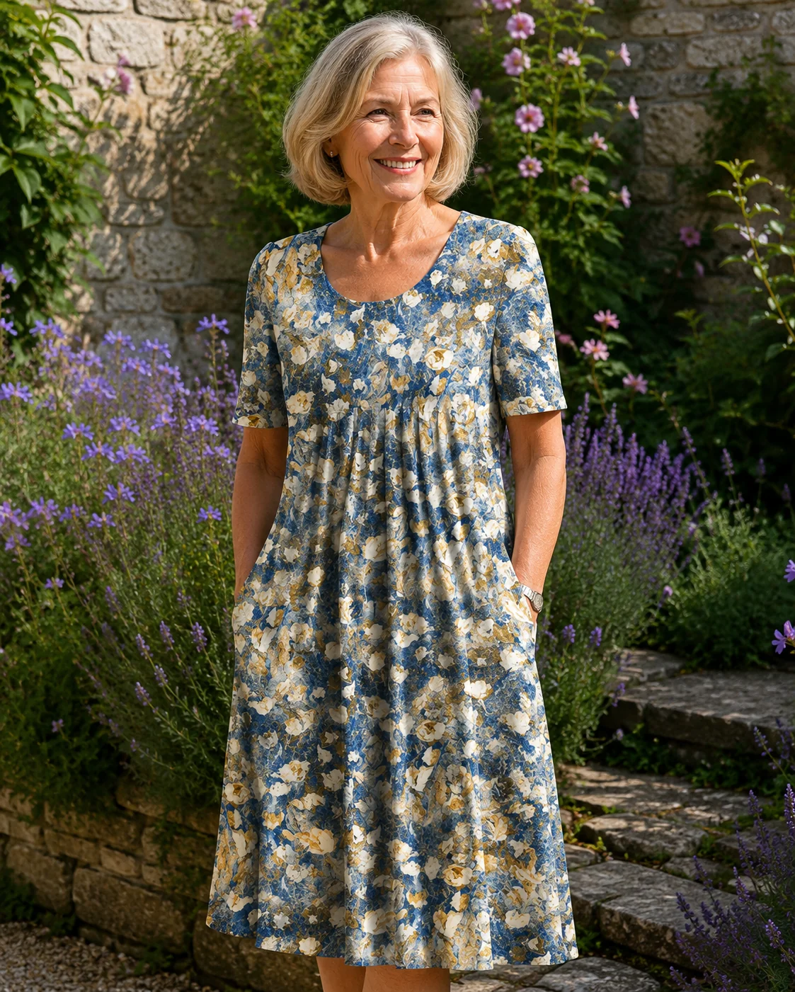 Women's Midi Length Summer Dress