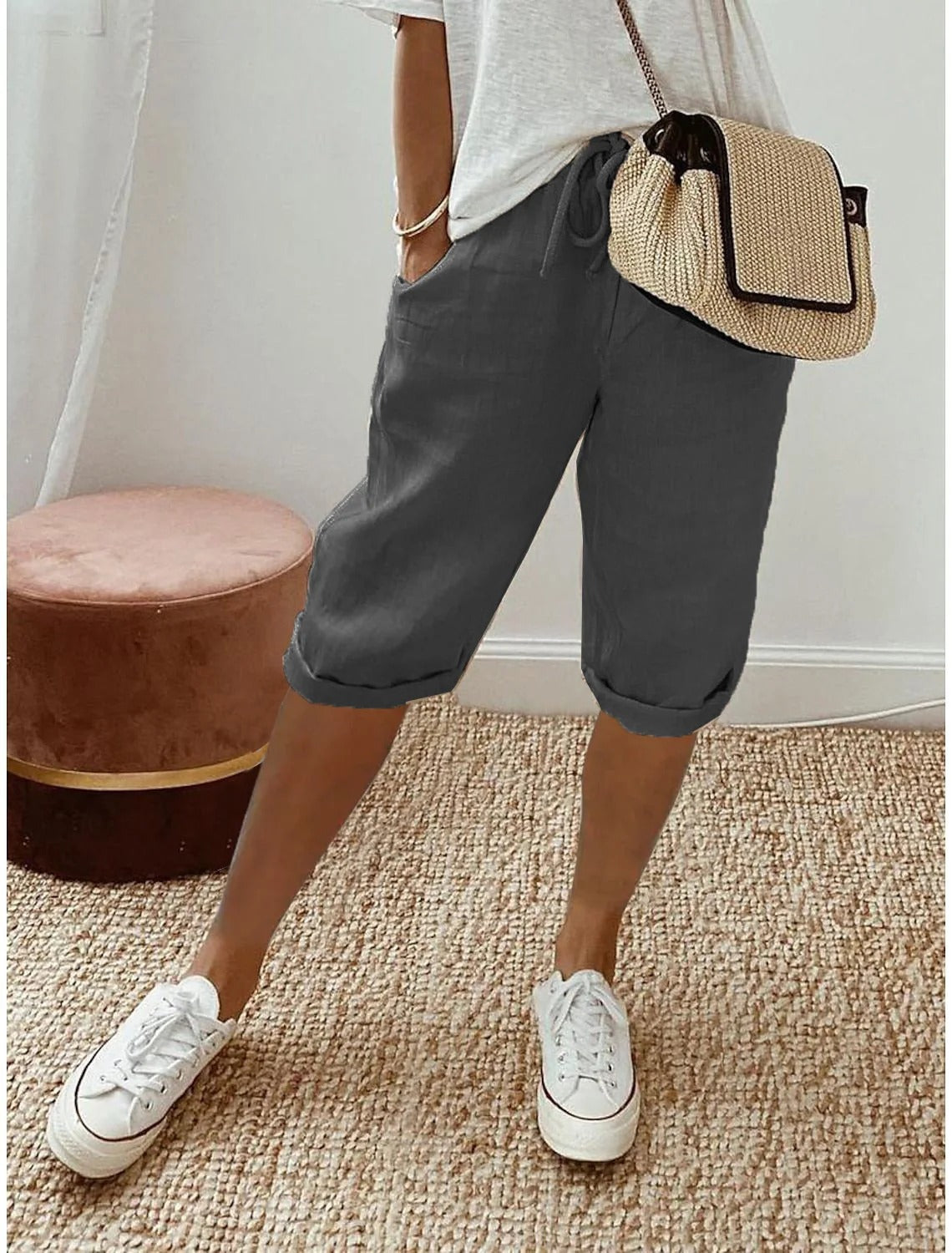 Women's Cotton Bermuda Shorts