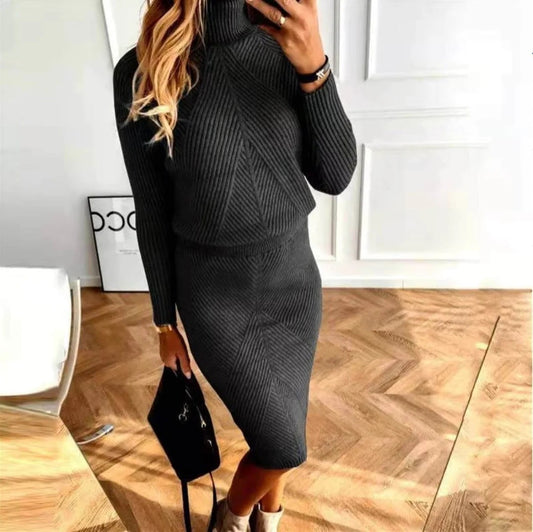 Women's Knitted Jumper Dress