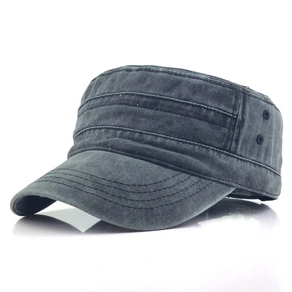 Men's Retro Military-Style Cap
