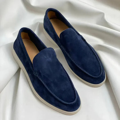 Men's Elegant Suede-Style Loafers