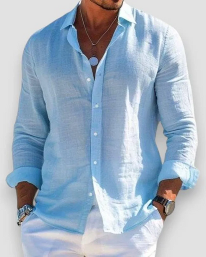 Men's Casual Linen Shirt
