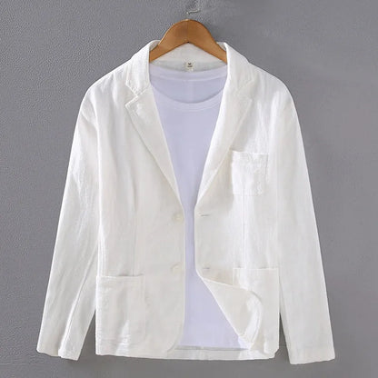 Men's Unstructured Summer Linen Blazer