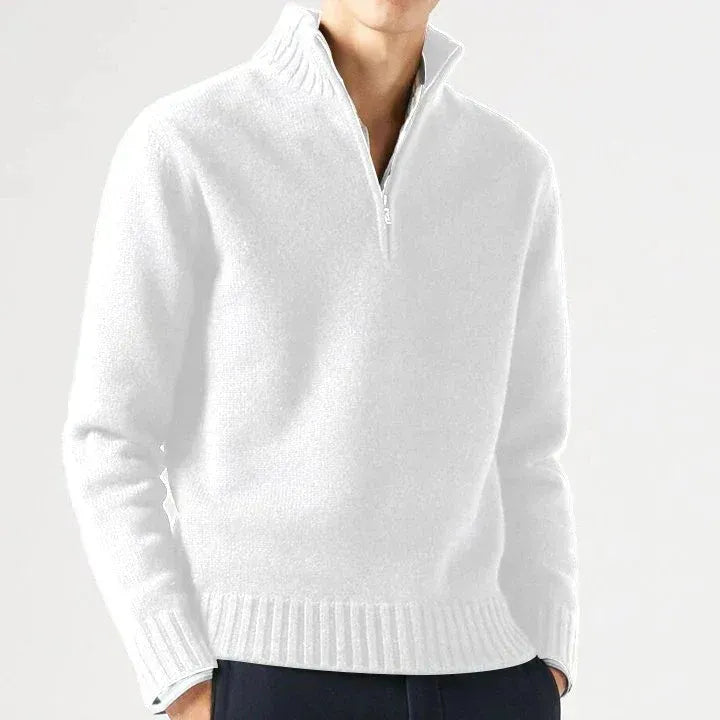 Men's Wool Half-Zip Sweater