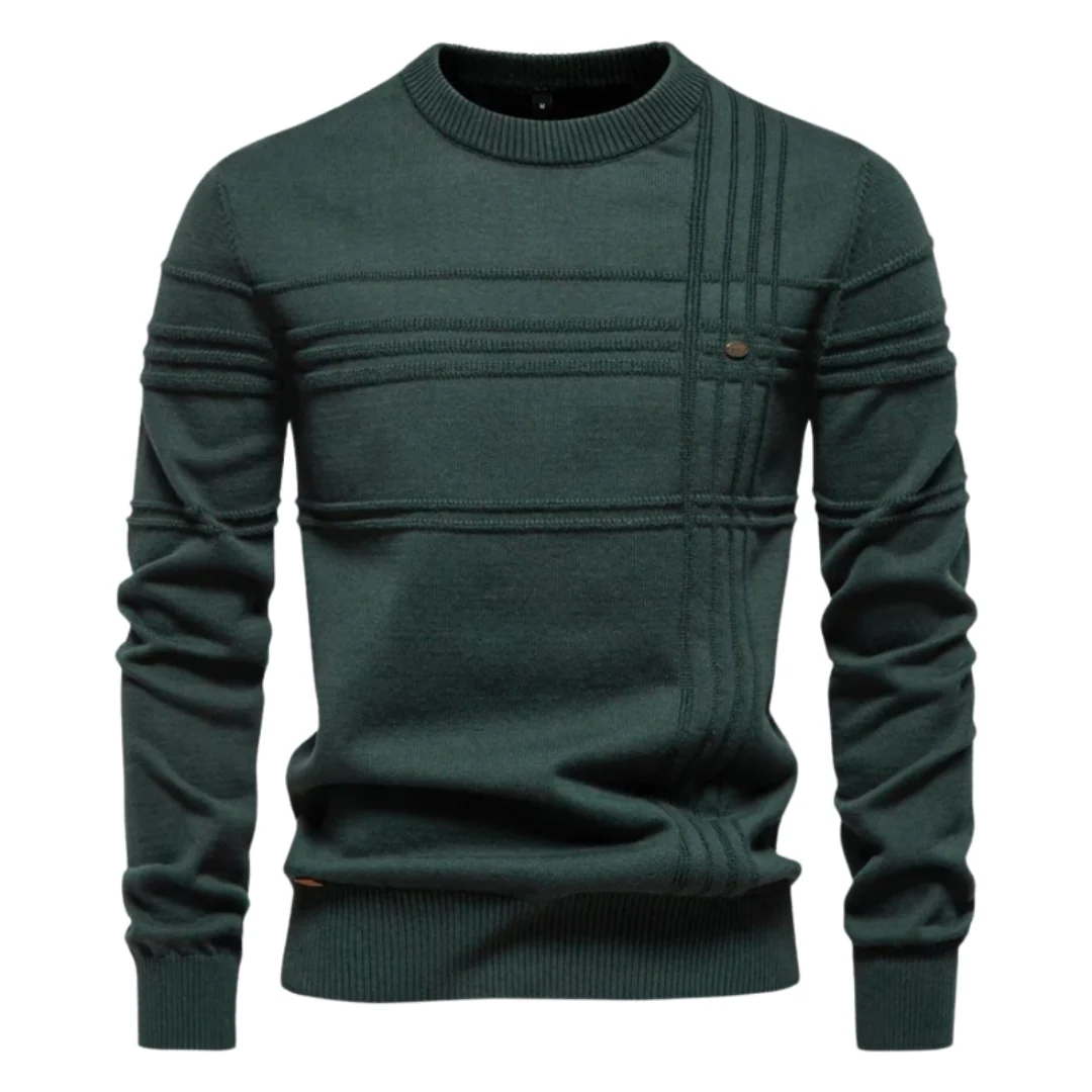Men's Check Pattern Sweater