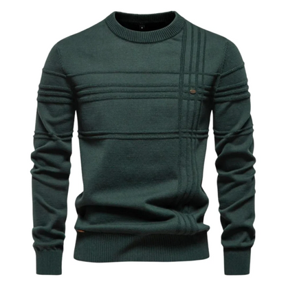 Men's Check Pattern Sweater