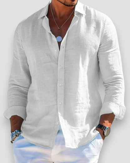 Men's Casual Linen Shirt