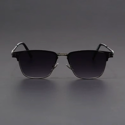 Titanium Half-Frame Sunglasses