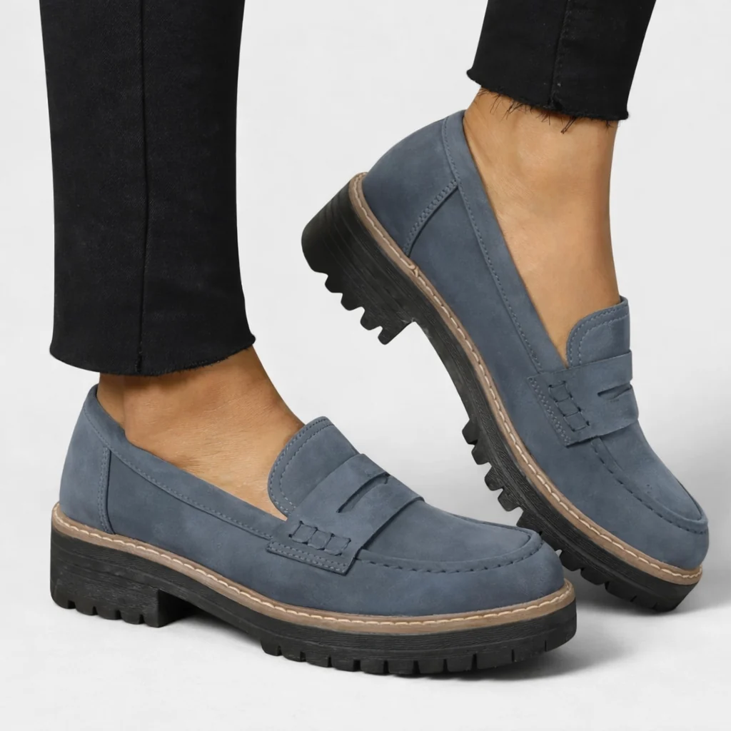 Orthopedic Loafers with Cushioned Footbed