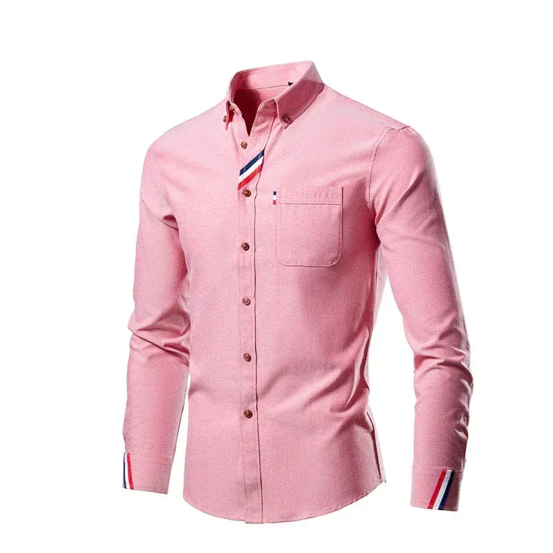 Men's Long-Sleeve Button-Down Shirt