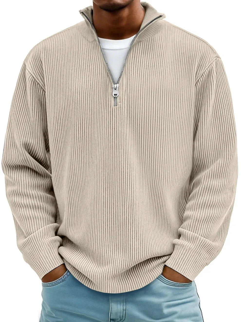 Men's Trendy Half-Zip Sweater