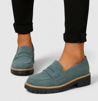 Orthopedic Loafers with Cushioned Footbed