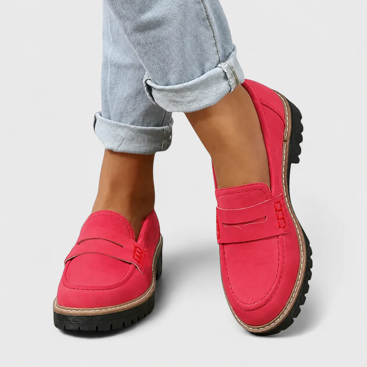 Orthopedic Loafers with Cushioned Footbed