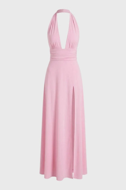 Beverly Halter Maxi Dress