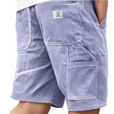 Men's Straight Cut Cargo Corduroy Shorts