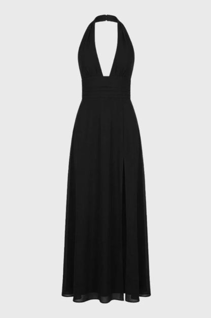 Beverly Halter Maxi Dress