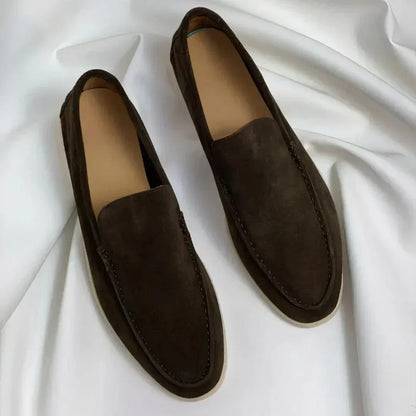 Men's Elegant Suede-Style Loafers