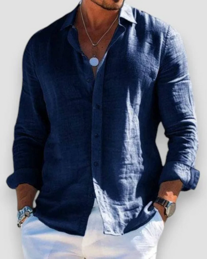 Men's Casual Linen Shirt