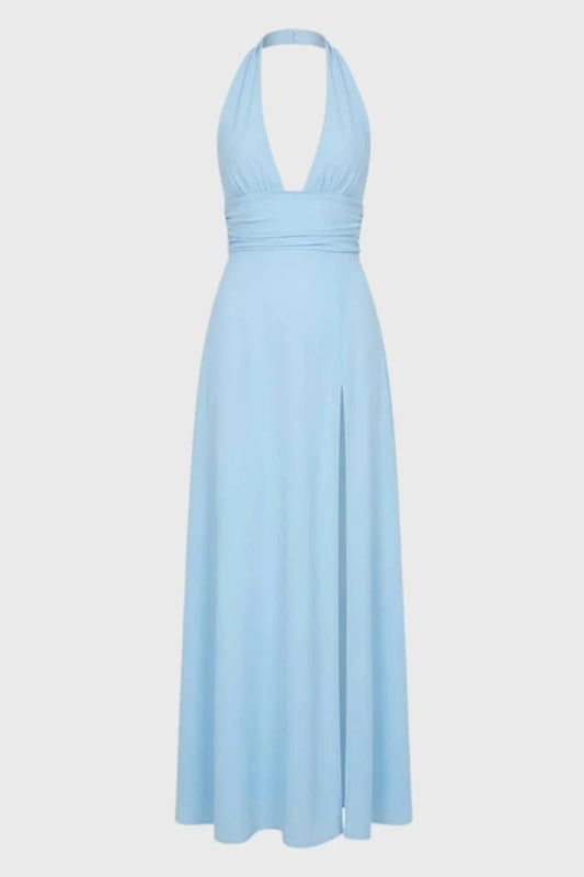 Beverly Halter Maxi Dress