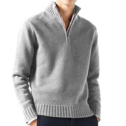 Men's Wool Half-Zip Sweater