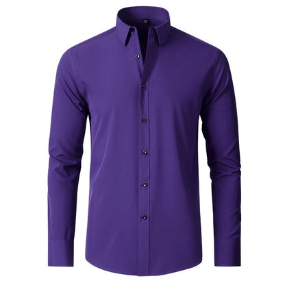 Men's Slim Fit Stretch Non-Iron Shirt