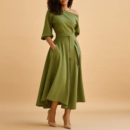 Margaret Off-Shoulder Maxi Dress