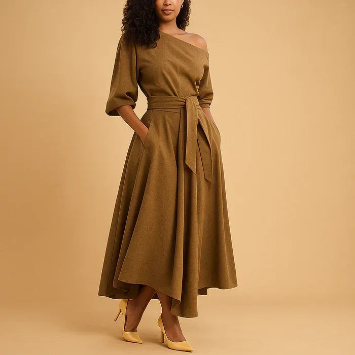 Margaret Off-Shoulder Maxi Dress