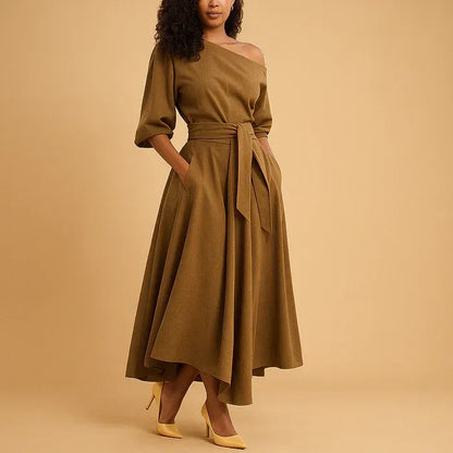 Margaret Off-Shoulder Maxi Dress