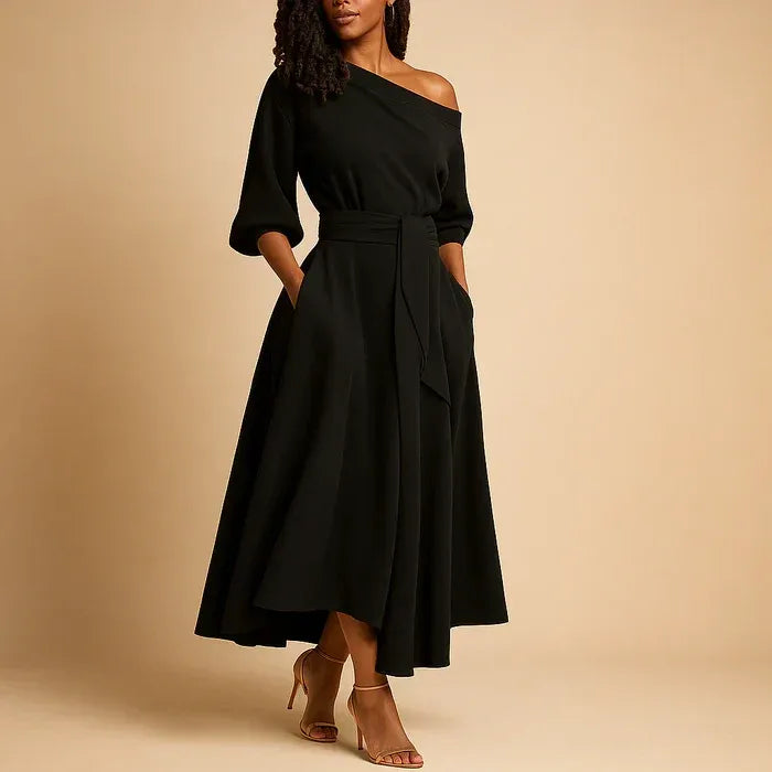 Margaret Off-Shoulder Maxi Dress
