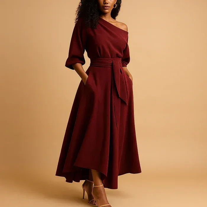Margaret Off-Shoulder Maxi Dress