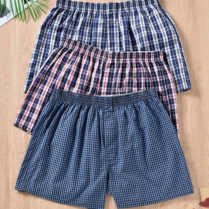 Men's Plant Print Boxers (Pack of 3)