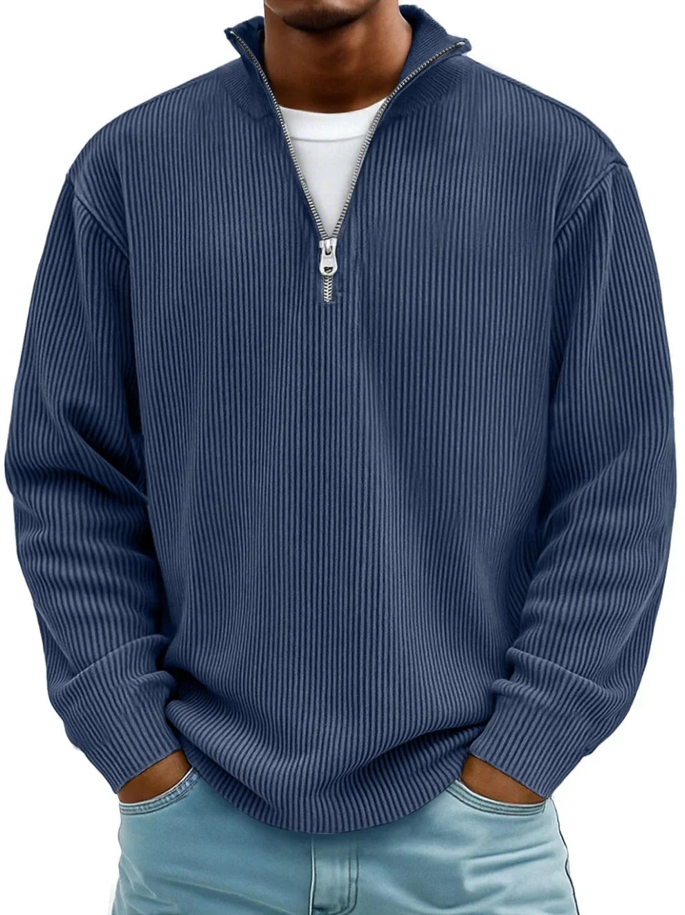 Men's Trendy Half-Zip Sweater