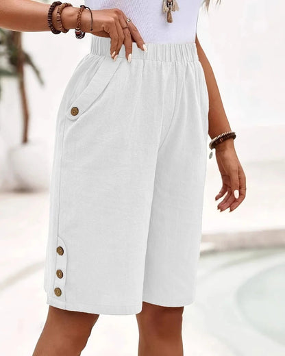 Dora Cotton Linen Shorts