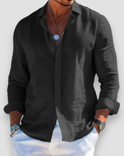 Men's Casual Linen Shirt