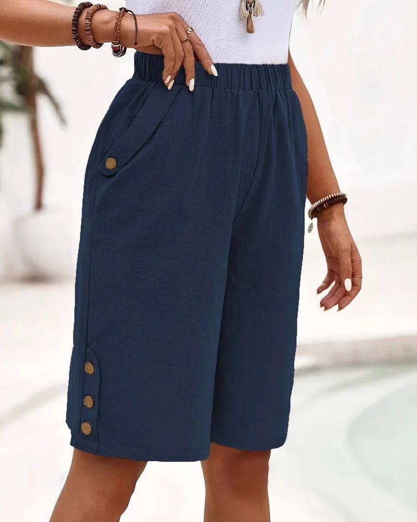 Dora Cotton Linen Shorts