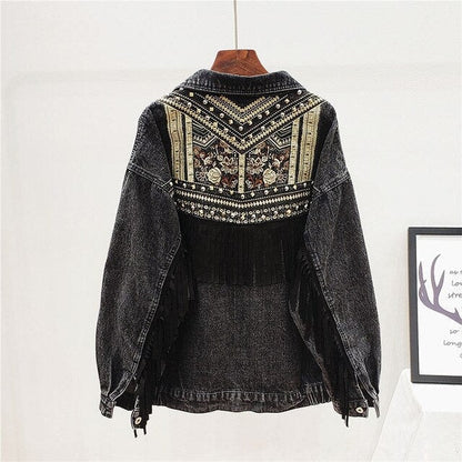 Zoe Embroidered Denim Jacket