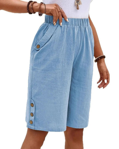 Dora Cotton Linen Shorts