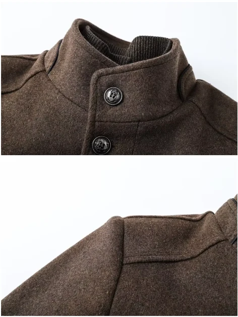 Insulated Winter Jacket with Patterned Lining