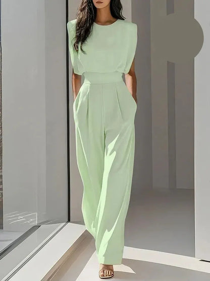 Aisha High-Waisted Jumpsuit