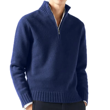 Men's Wool Half-Zip Sweater
