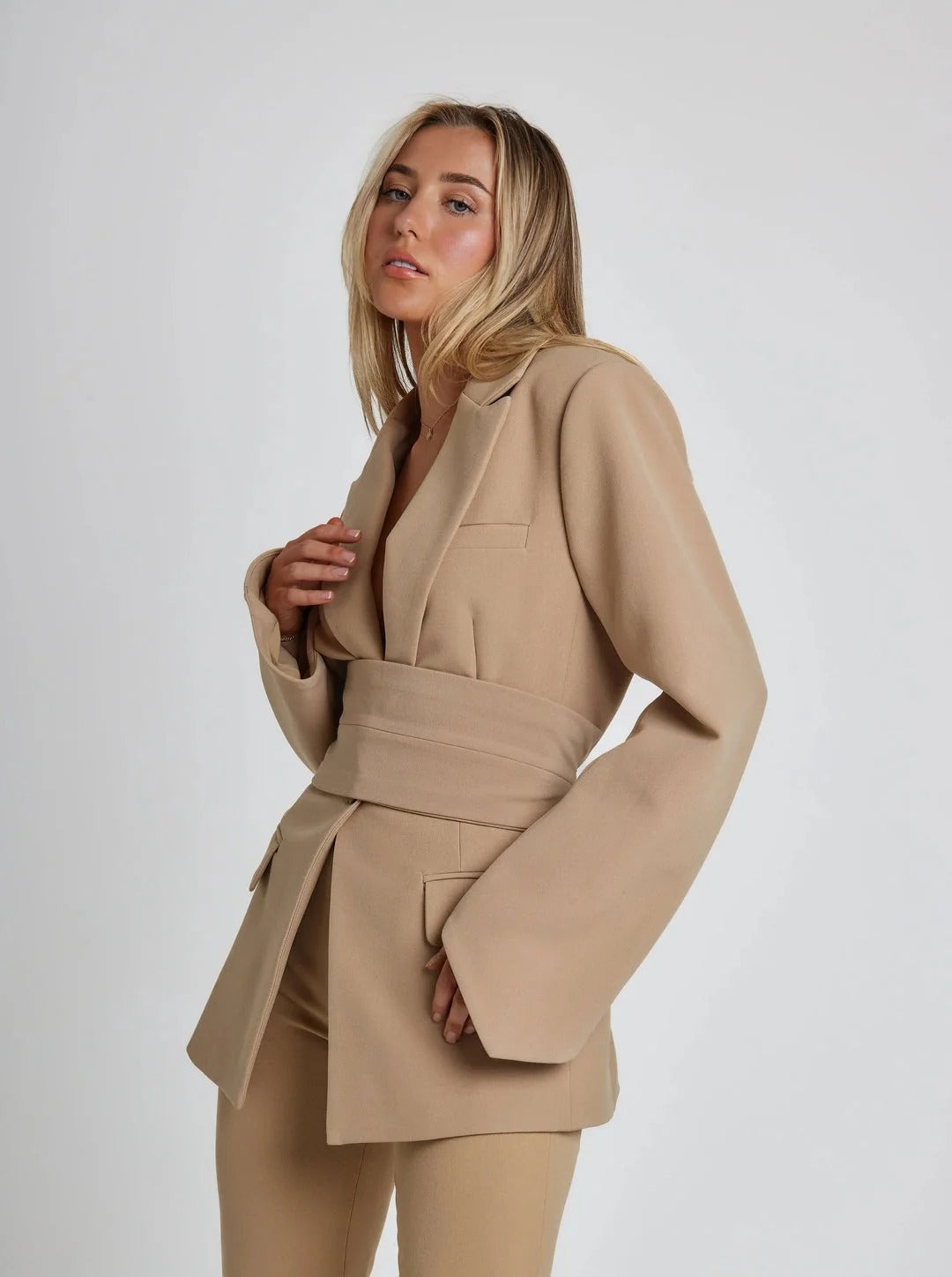 Ivy Belted Blazer