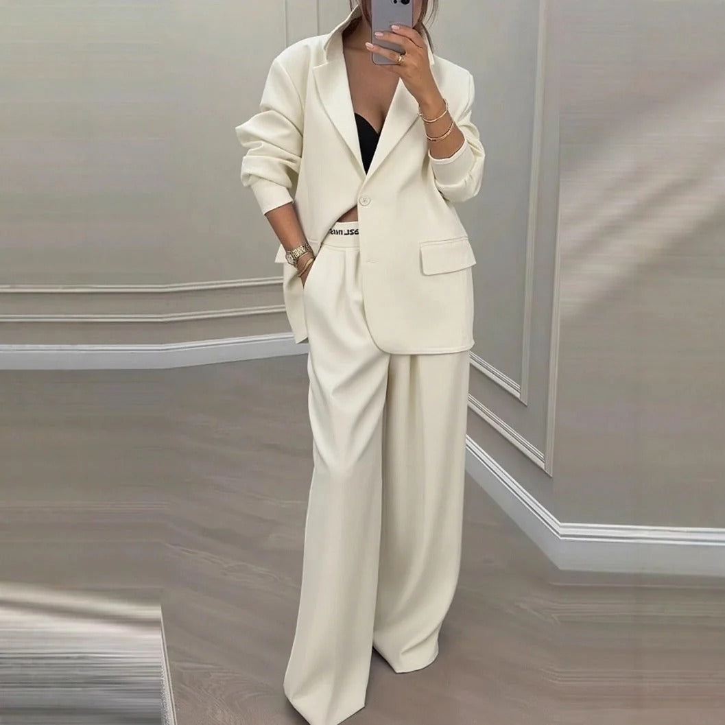 Pamela Blazer and Trousers Set