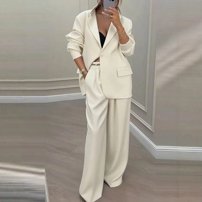 Pamela Blazer and Trousers Set