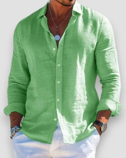 Men's Casual Linen Shirt