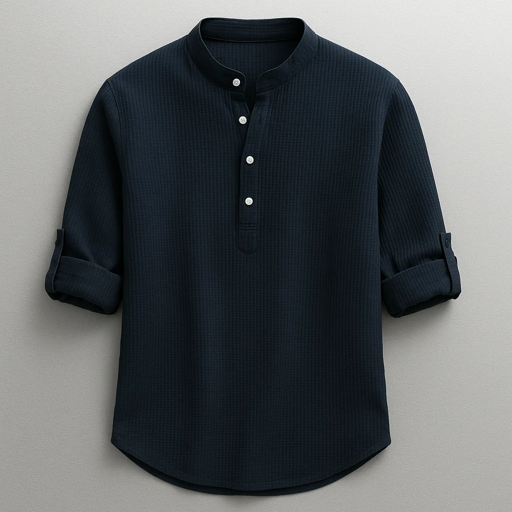 Men's Cotton and Linen Shirt