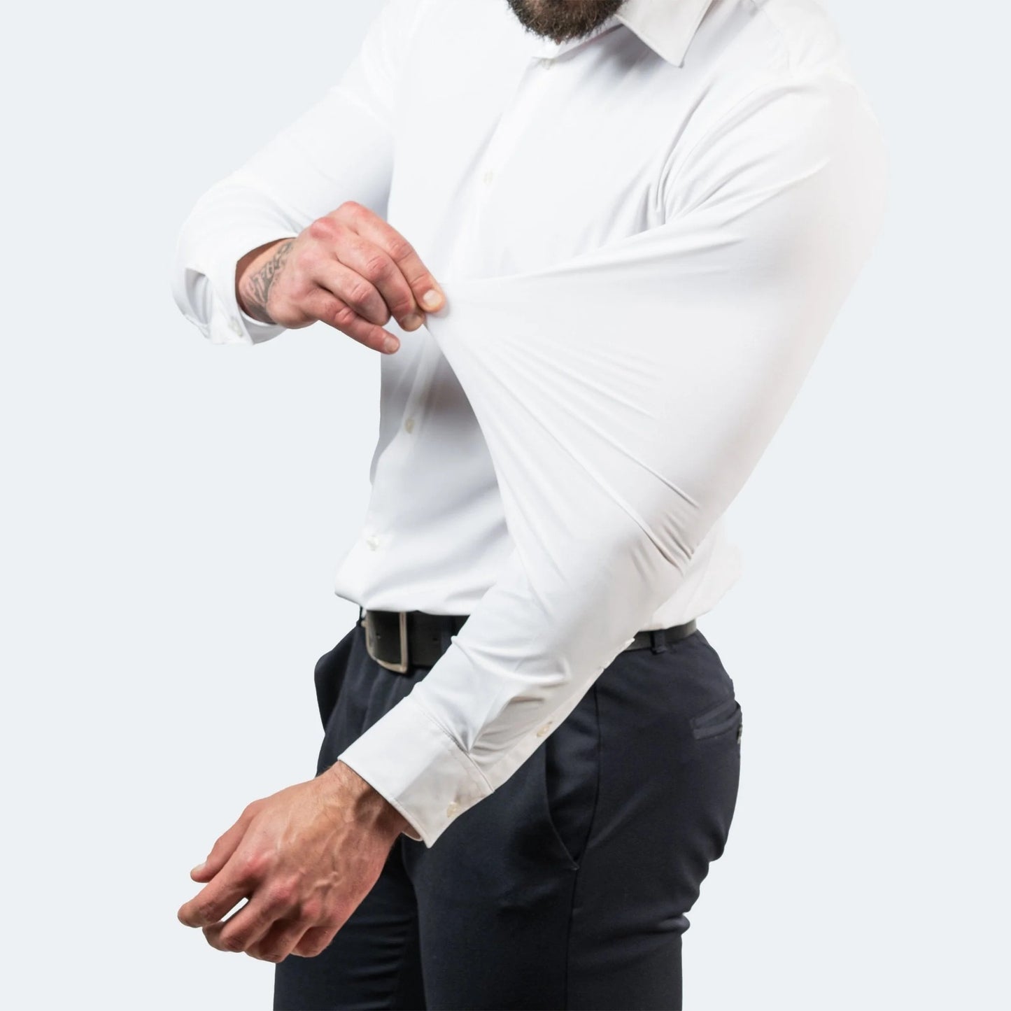 Men's Slim Fit Stretch Non-Iron Shirt