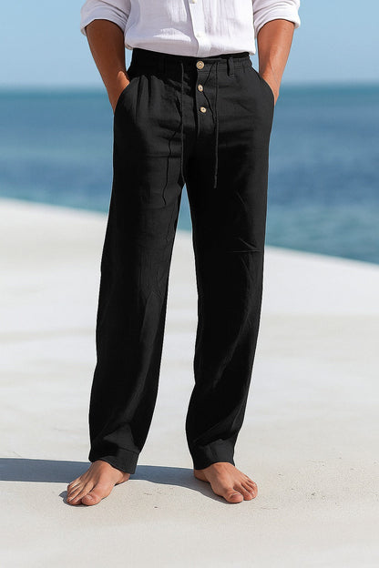 Men's Lightweight Linen Summer Trousers